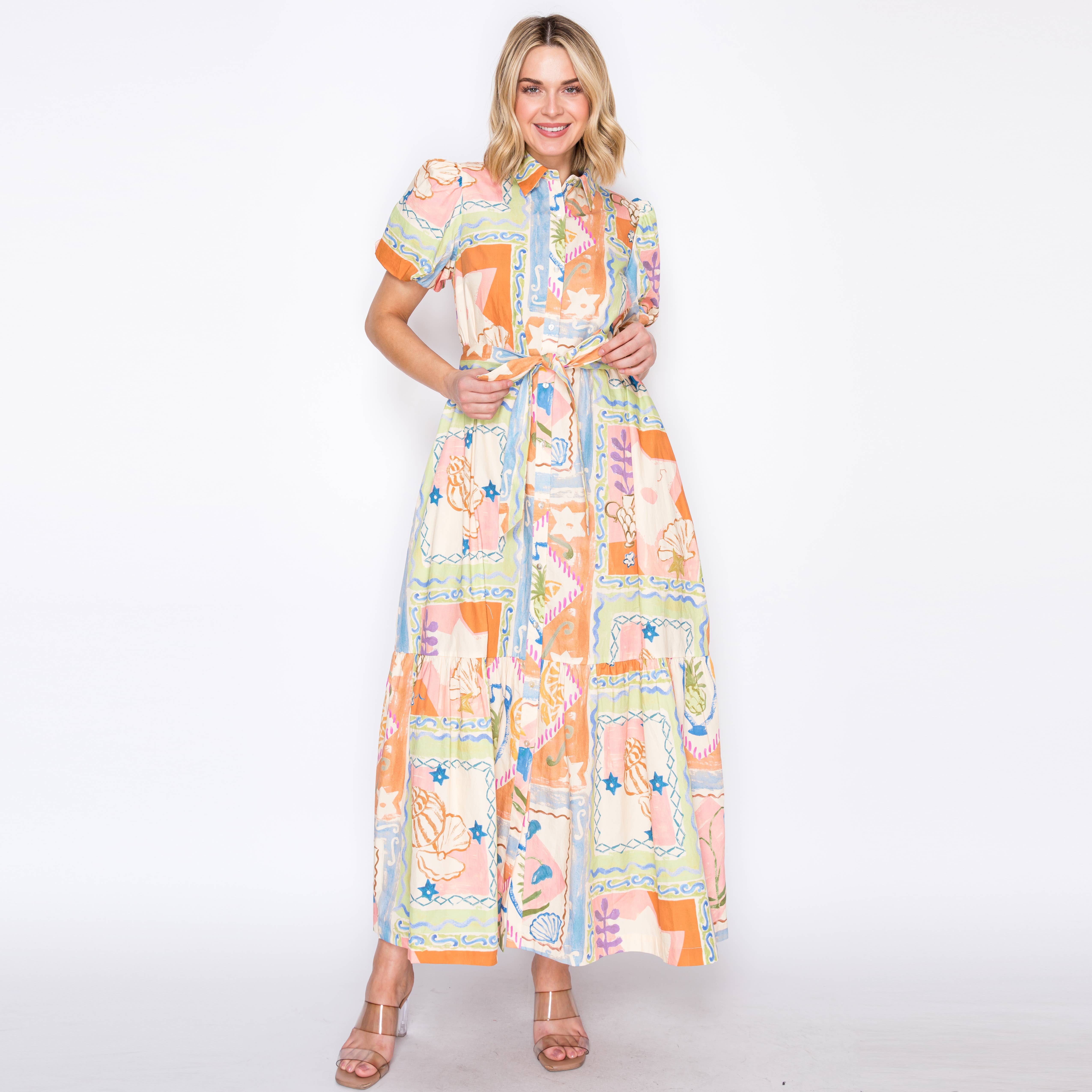 PASTEL VOYAGE Shirts Long Dress
