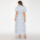 Bluebell Garden Stripe Midi Dress