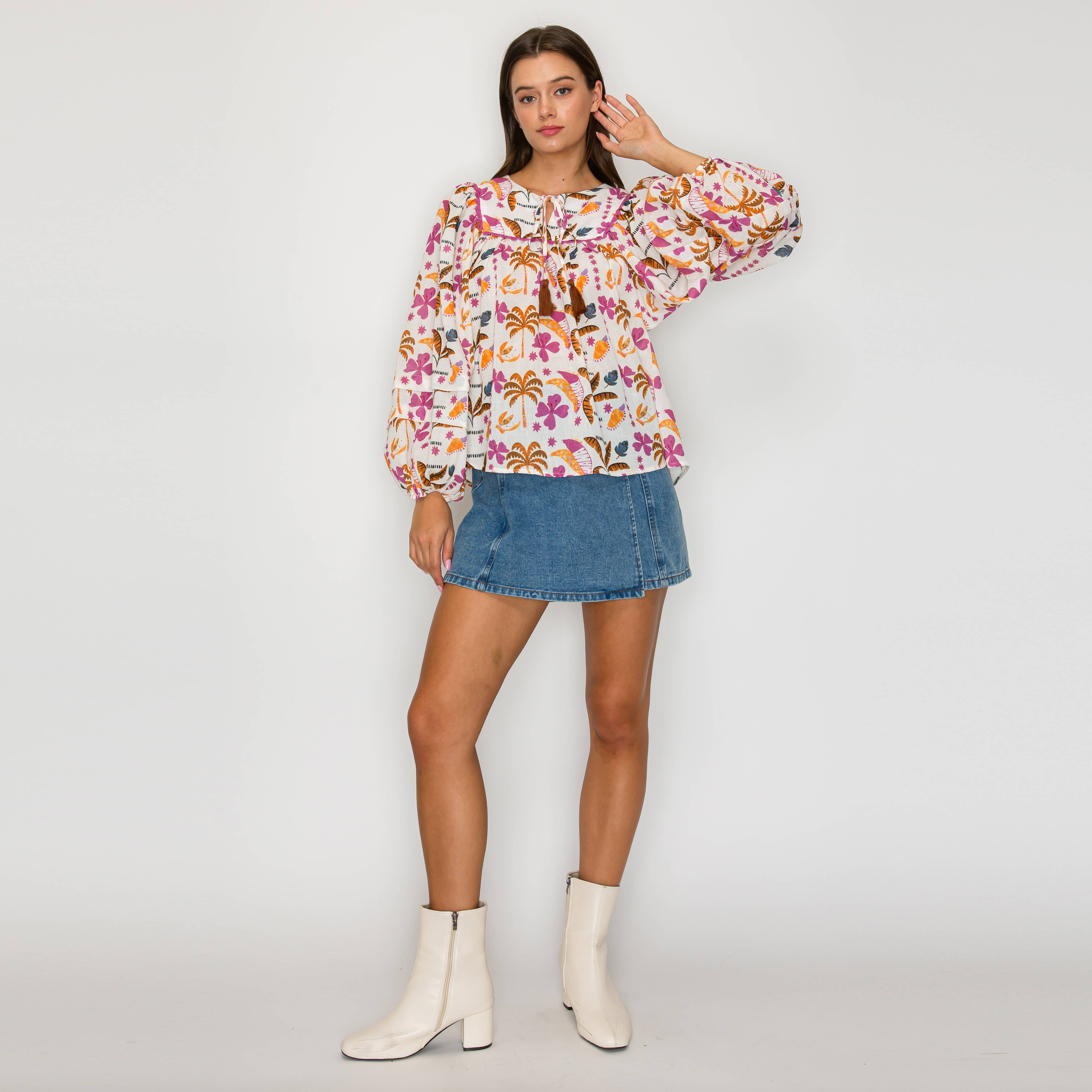 Palm Tree Desert Blouse