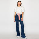 Cherry Cherry Cherry Crop Top With Bow
