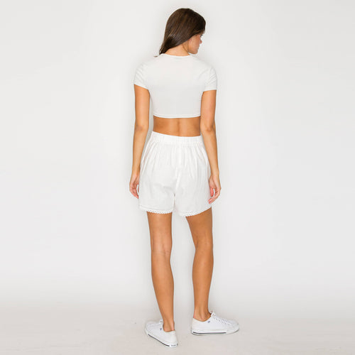 Heirloom Garden Embroidered Shorts