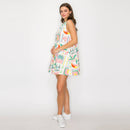Retro Tropical Vives Mini Shift Dress