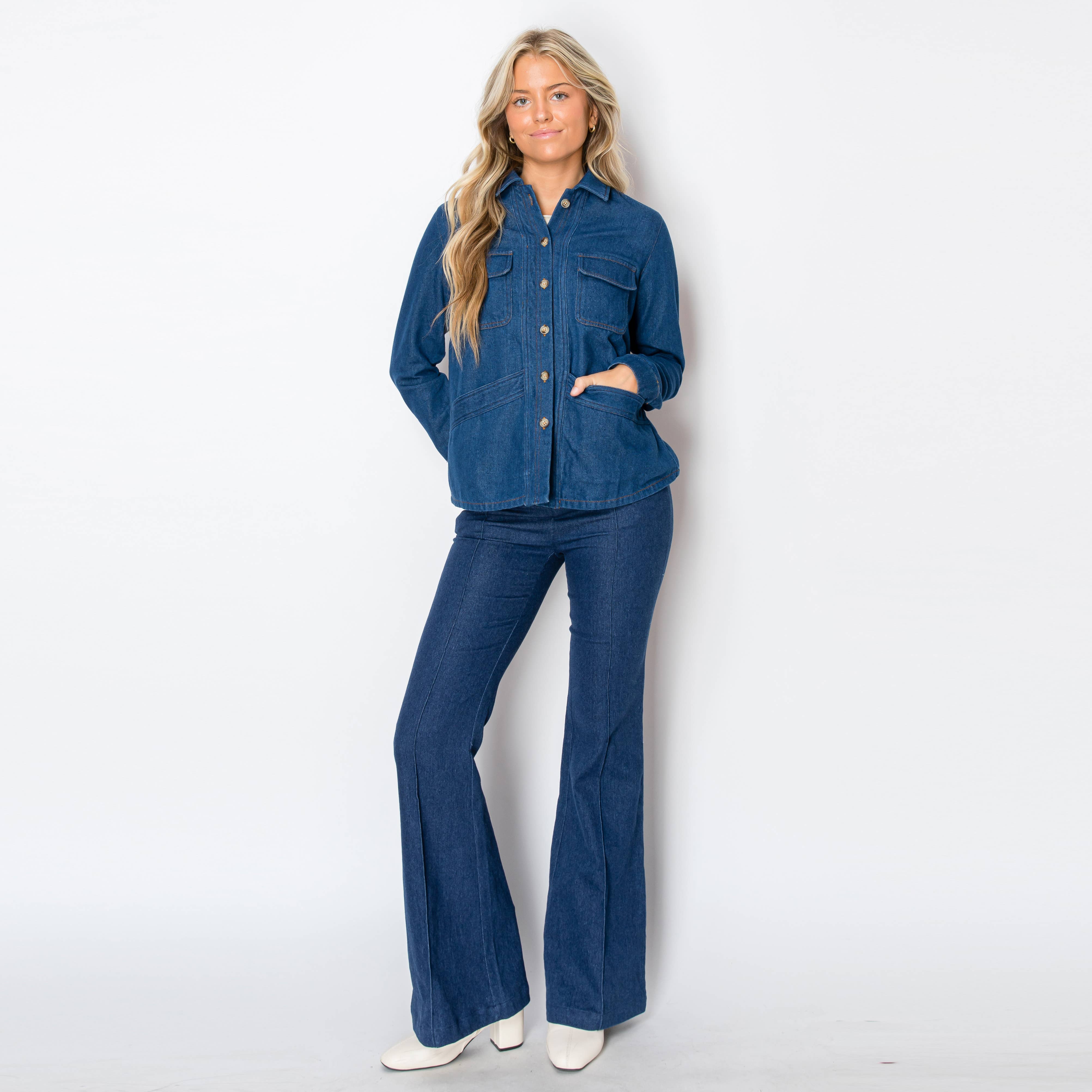 Classic denim worker jacket