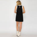 BLACK Retro Mod Look Mini dress - LWD2903 
