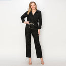 Linen worker jumpsuit