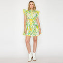 Pineapple Yellow Mini Dress