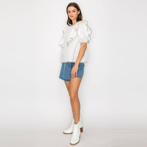 Sweet White Blouse