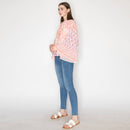 Vintage paisley print long sleeves top