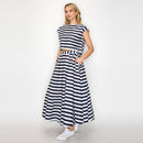 Marin Stripe Top & Skirt Set - LWT2080 - SET