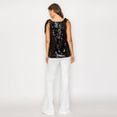 Sparkle little star top - BLACK