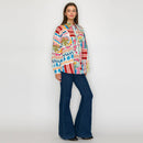 Dreamy Desert Print Oversized Shirts