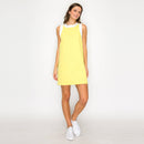 Lemon & White Retro Mod Look Mini dress - LWD2903
