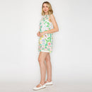 Summer Romantic Garden with Shell White Mini Dress