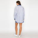 Blue Breeze Mixed-Stripe Shirt