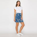 Jacquard Pattern Embroidery Mini Skirt