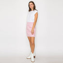 Pink Gingham Plaid Mini Skirt