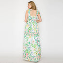 Summer Romantic Garden with Shell Maxi Dress