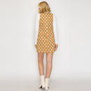 I LOVE POLKA DOTS Camel Mini Dress