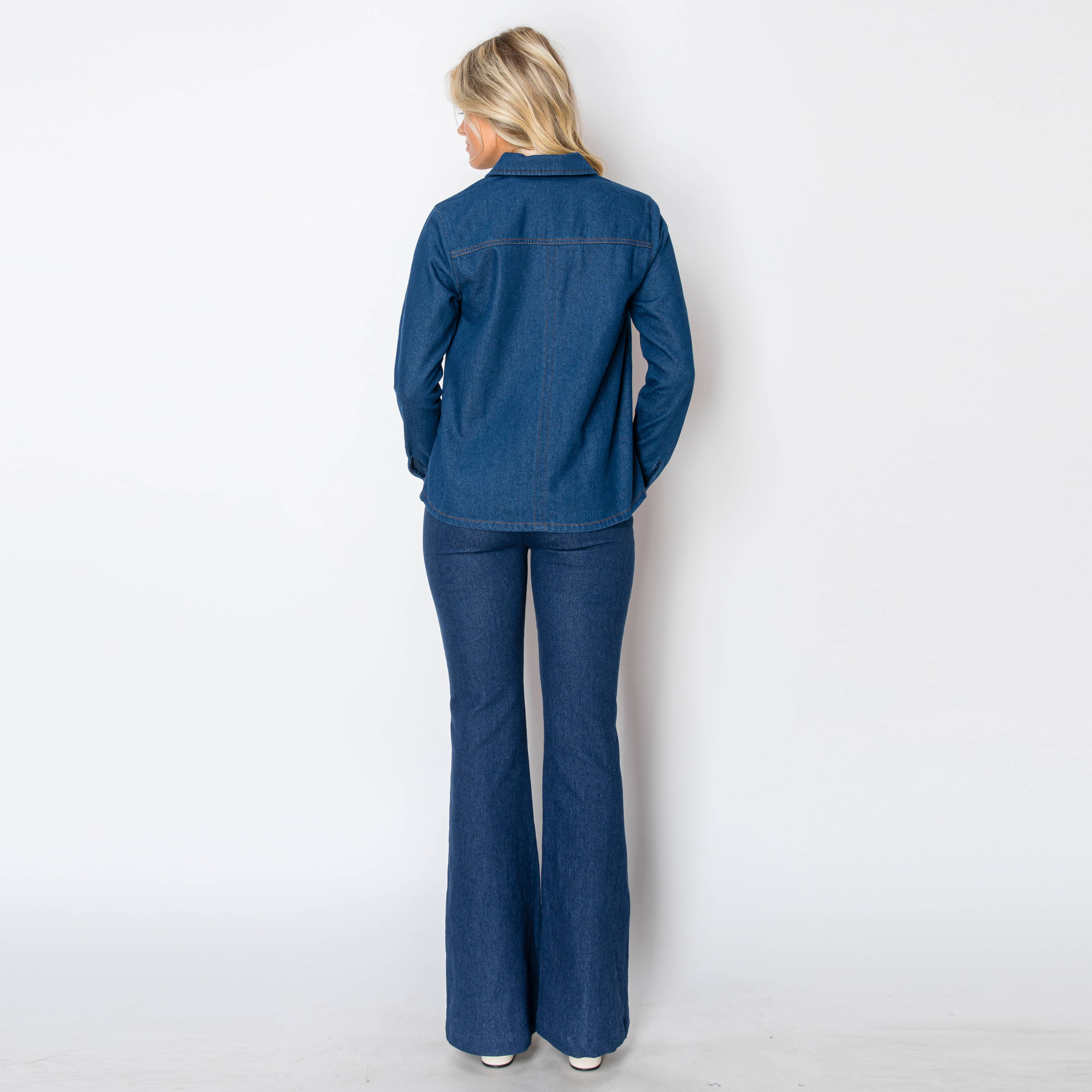Classic denim worker jacket