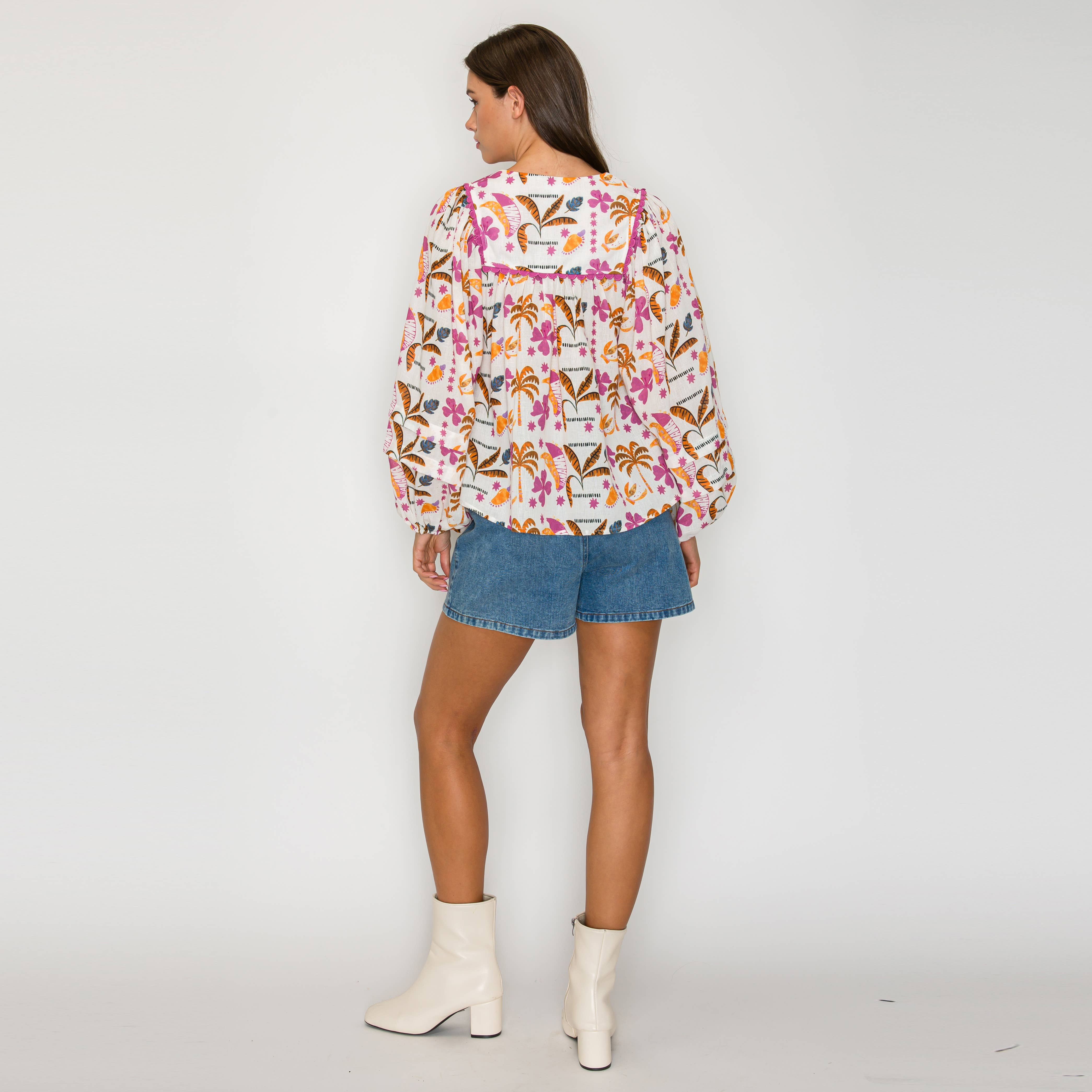 Palm Tree Desert Blouse