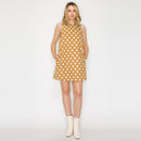 I LOVE POLKA DOTS Camel Mini Dress