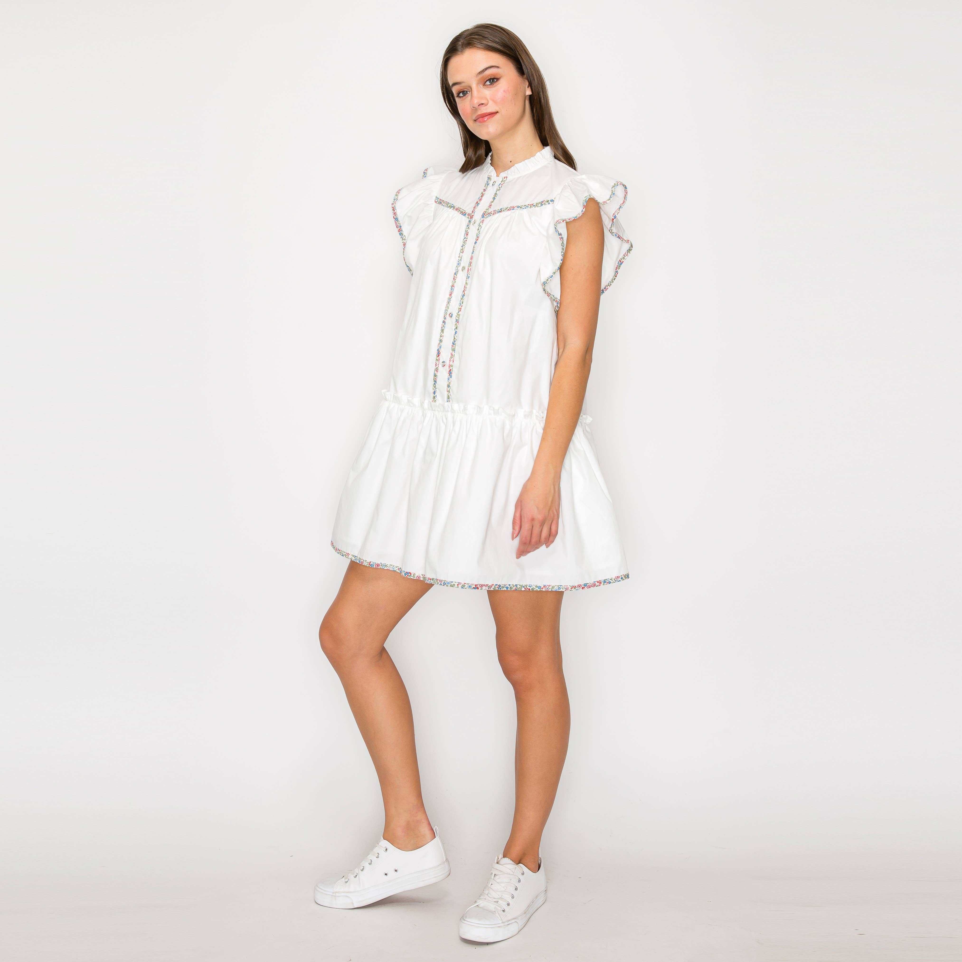 Sweet White Mini Dress