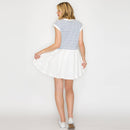 Marine Blue Stripe Mini Dress