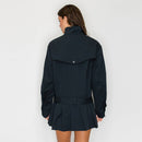 The Harper Pleated Trench Jacket