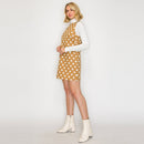 I LOVE POLKA DOTS Camel Mini Dress