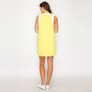 Lemon & White Retro Mod Look Mini dress - LWD2903