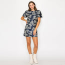 Toile Jacquard pattern top