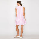 Dreamy Pink Stripe Mini Dress