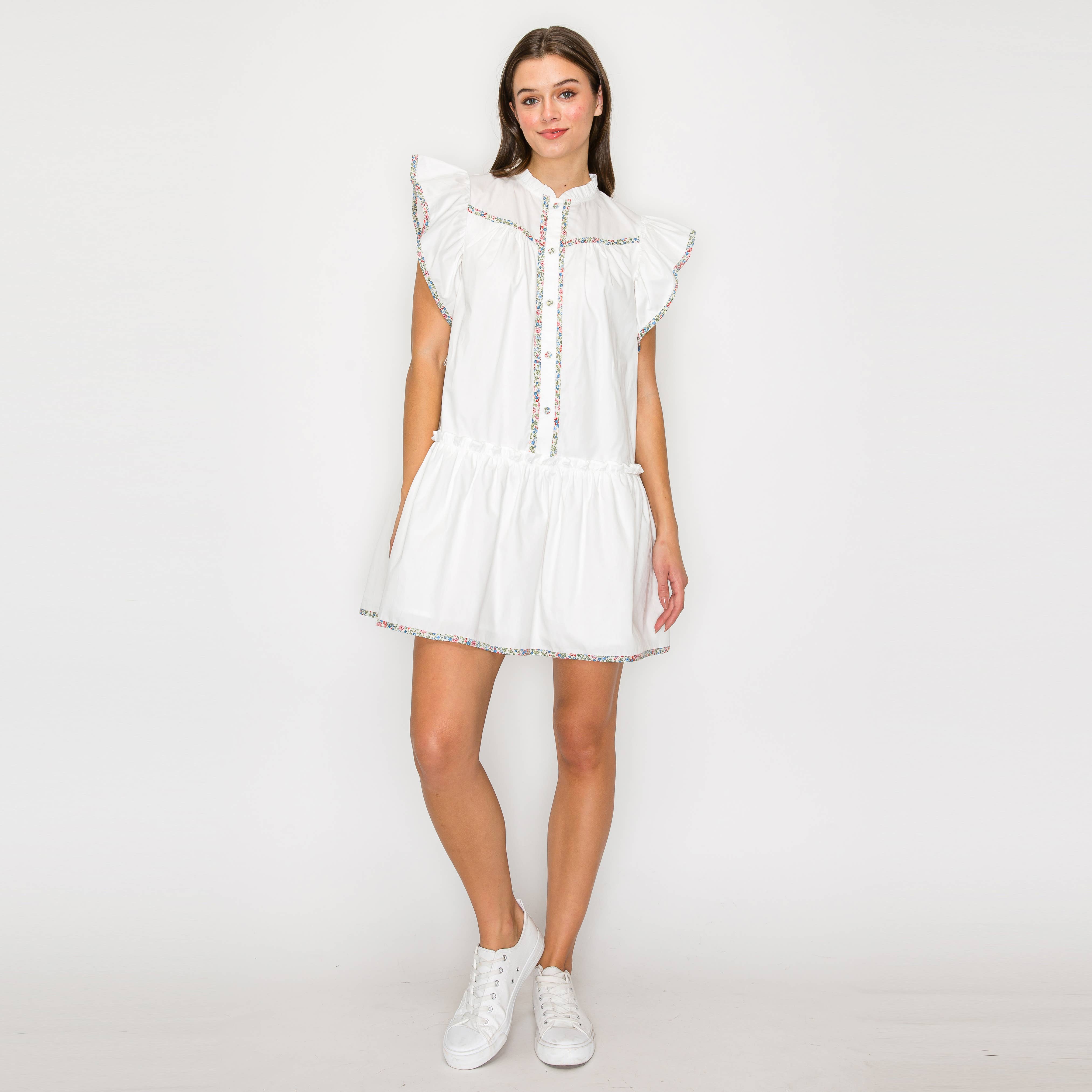 Sweet White Mini Dress