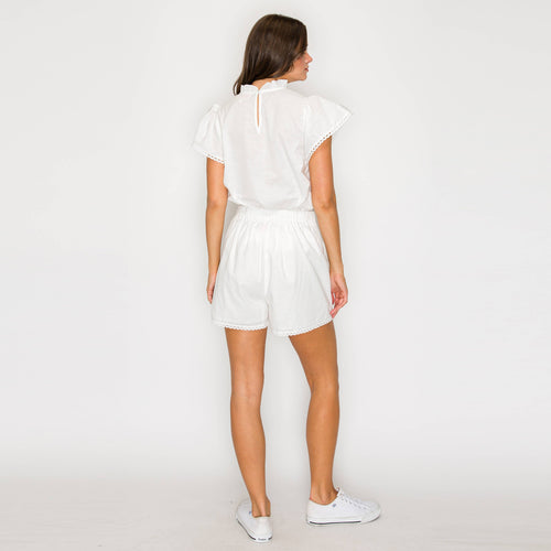 Heirloom Garden Embroidered Shorts
