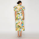 AURORA FLORA Shirts Midi Dress