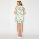 Summer Romantic Garden with Shell White Mini Dress