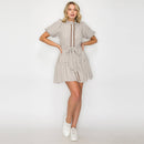 Tortilla Stripe Mini Dress