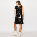 Sparkle little star mini dress - BLACK
