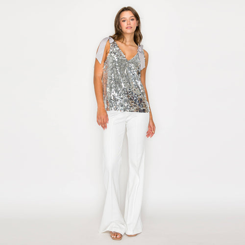 Sparkle little star top - SILVER
