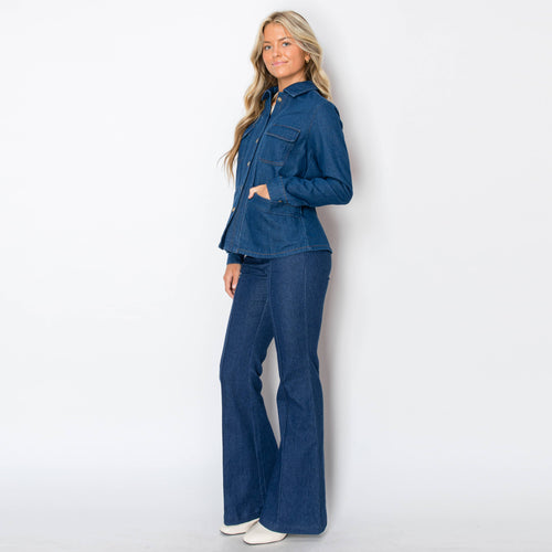 Classic denim worker jacket