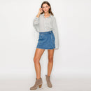 Oversized shirts lover - DENIM BLUE