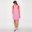 Pink & Red Retro Mod Look Mini dress