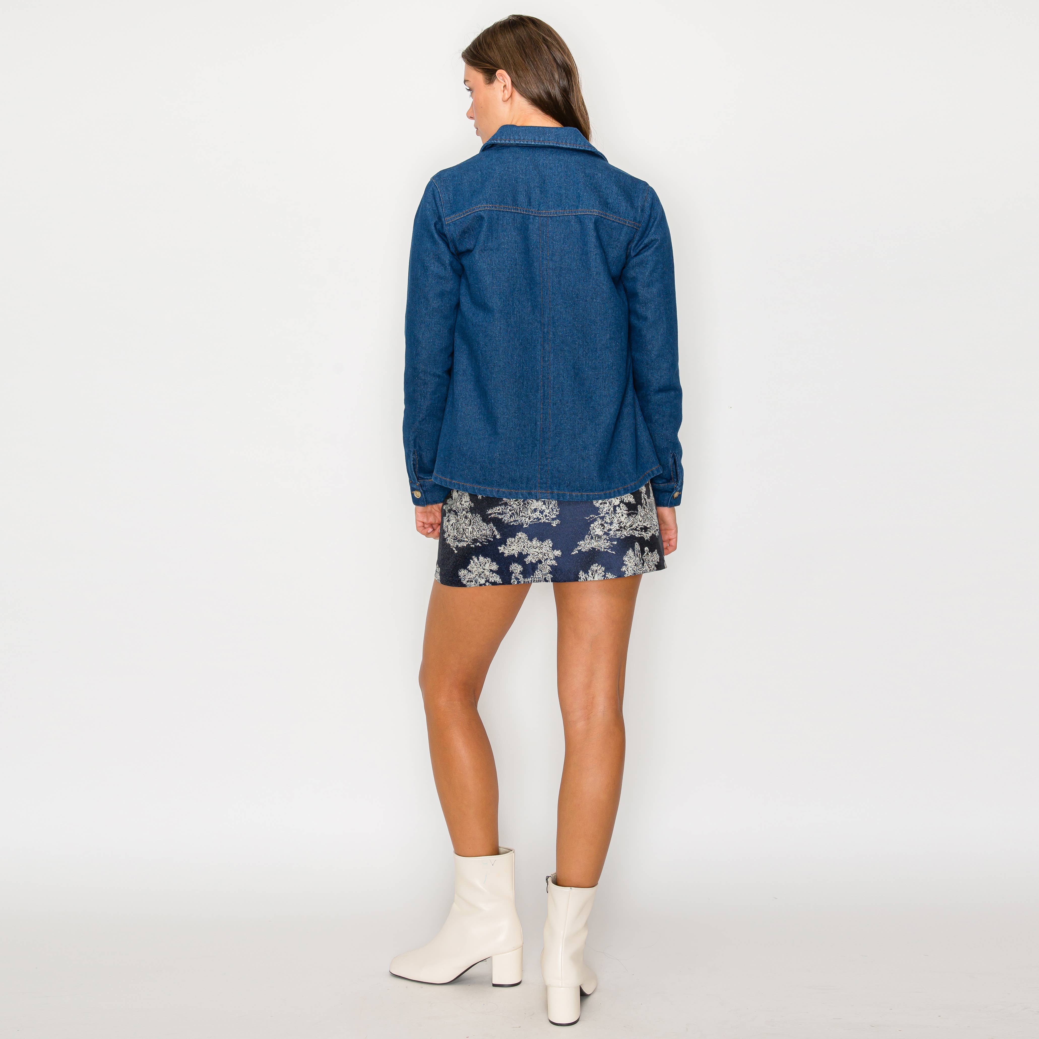 Classic denim worker jacket