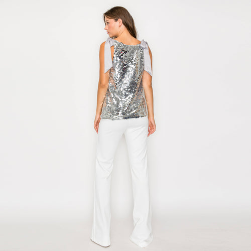 Sparkle little star top - SILVER