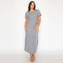 Harbor Stripe Puff Top