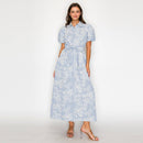 Bluebell Garden Stripe Midi Dress