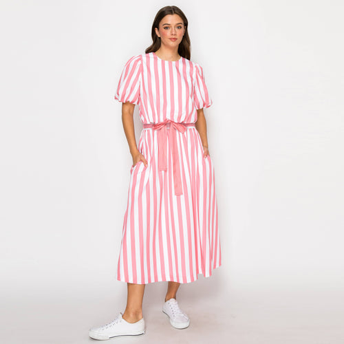 Bubble Gum Pink Stripe Set