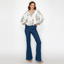 Palm Breeze Artist Blouse