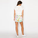 Garden Flower Print Shopper Bag Shorts