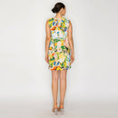 AURORA FLORA Mini Shift Dress